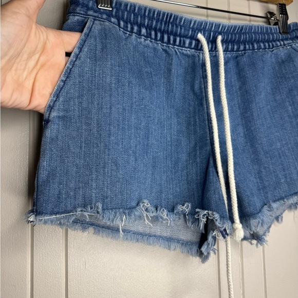 Aerie Blue Chambray Blue Shorts size XS - Picture 4 of 5